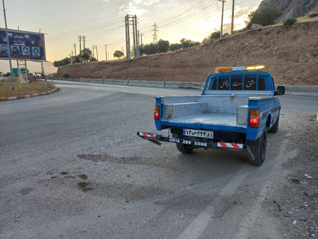 یدک کش و امدادخودرو شبانه روزی فرزاد در لردگان به اصفهان