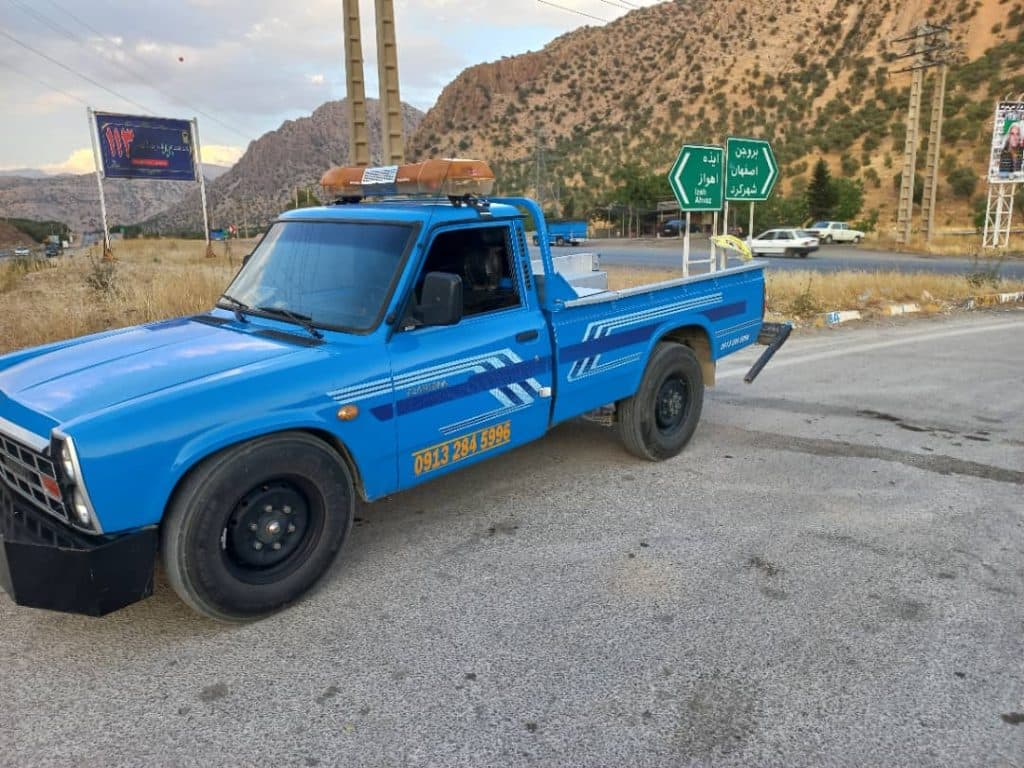 یدک کش و امدادخودرو شبانه روزی فرزاد در لردگان به اصفهان