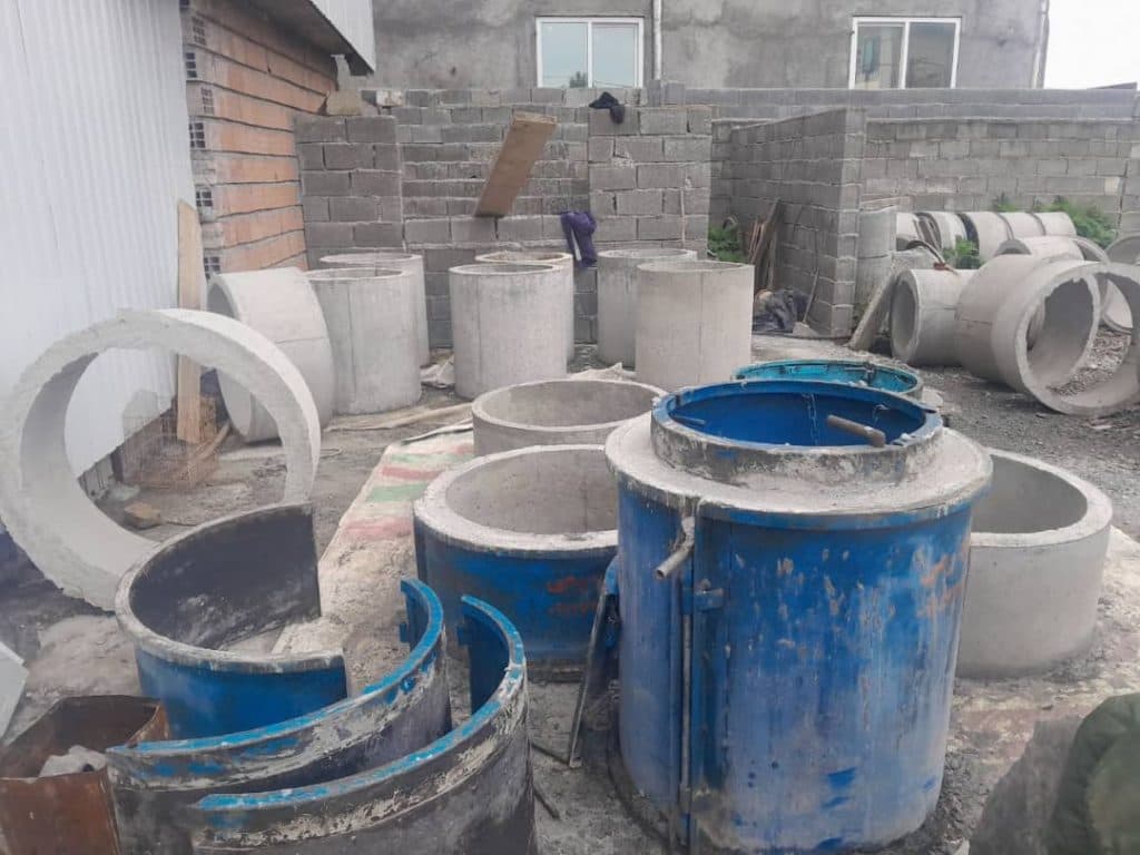 تولید و فروش لوله بتنی میلگرد دار دیو سالار نوشهر