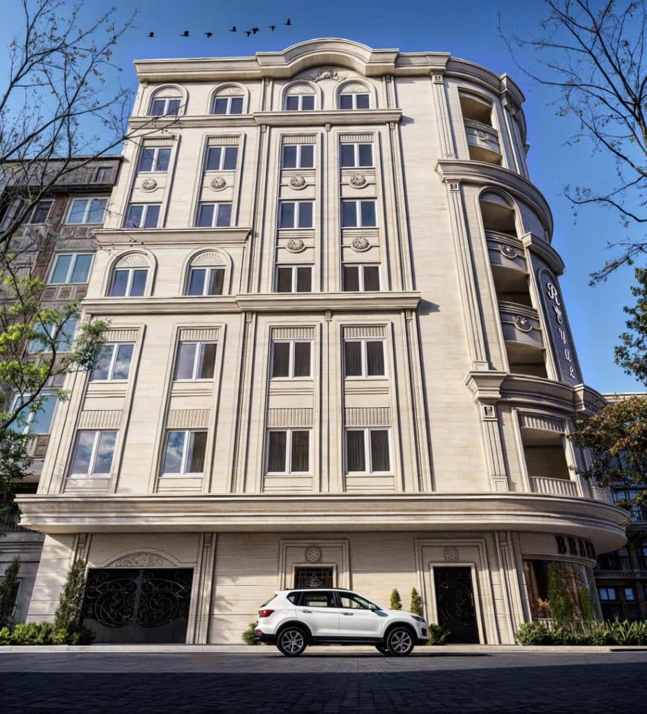 اجرای نمای رومی دلفان عیسی زاده در خرم آباد