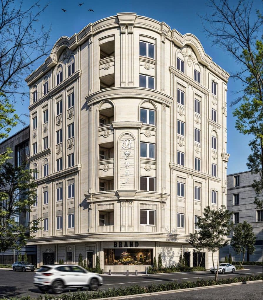 اجرای نمای رومی دلفان عیسی زاده در خرم آباد