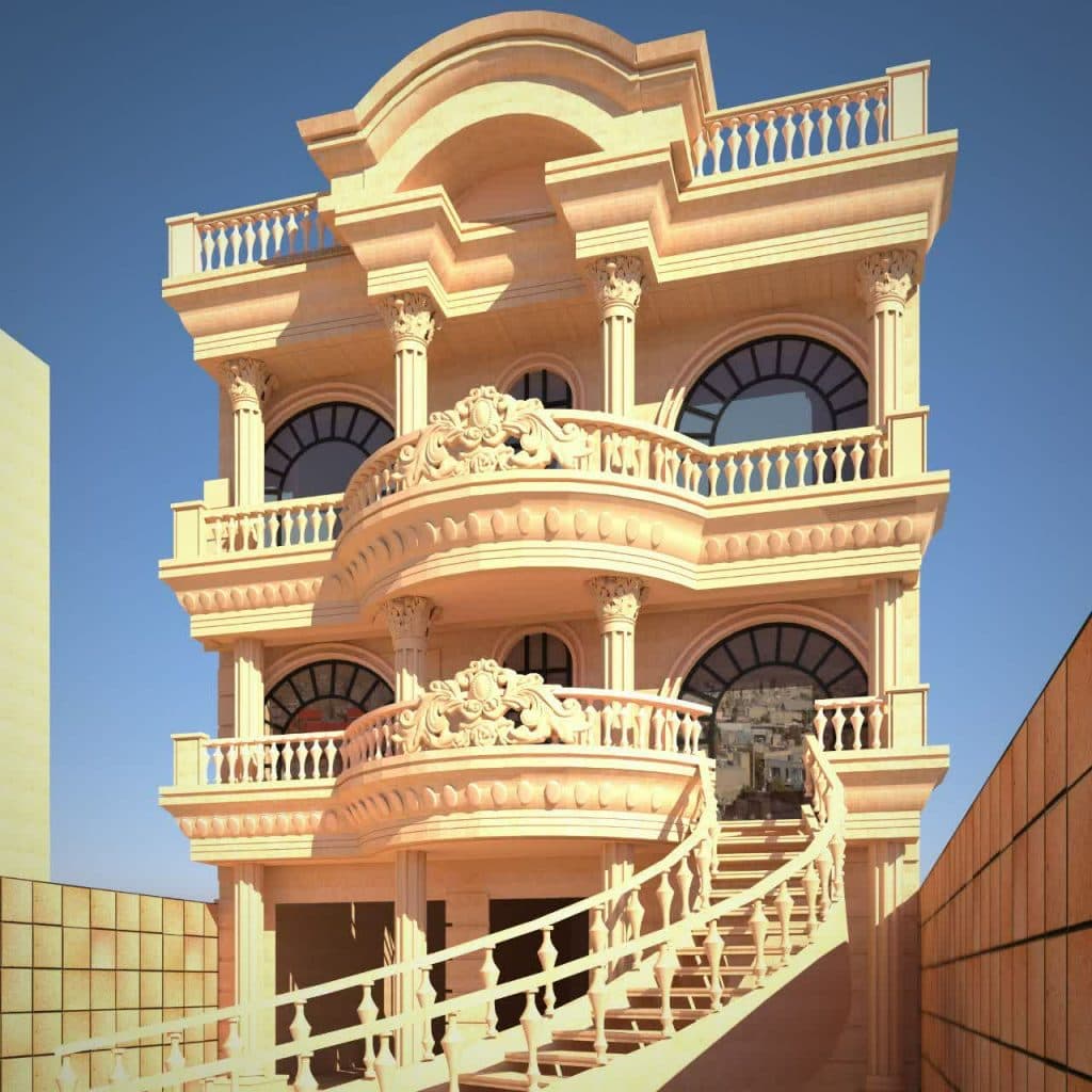 اجرای نمای رومی دلفان عیسی زاده در خرم آباد