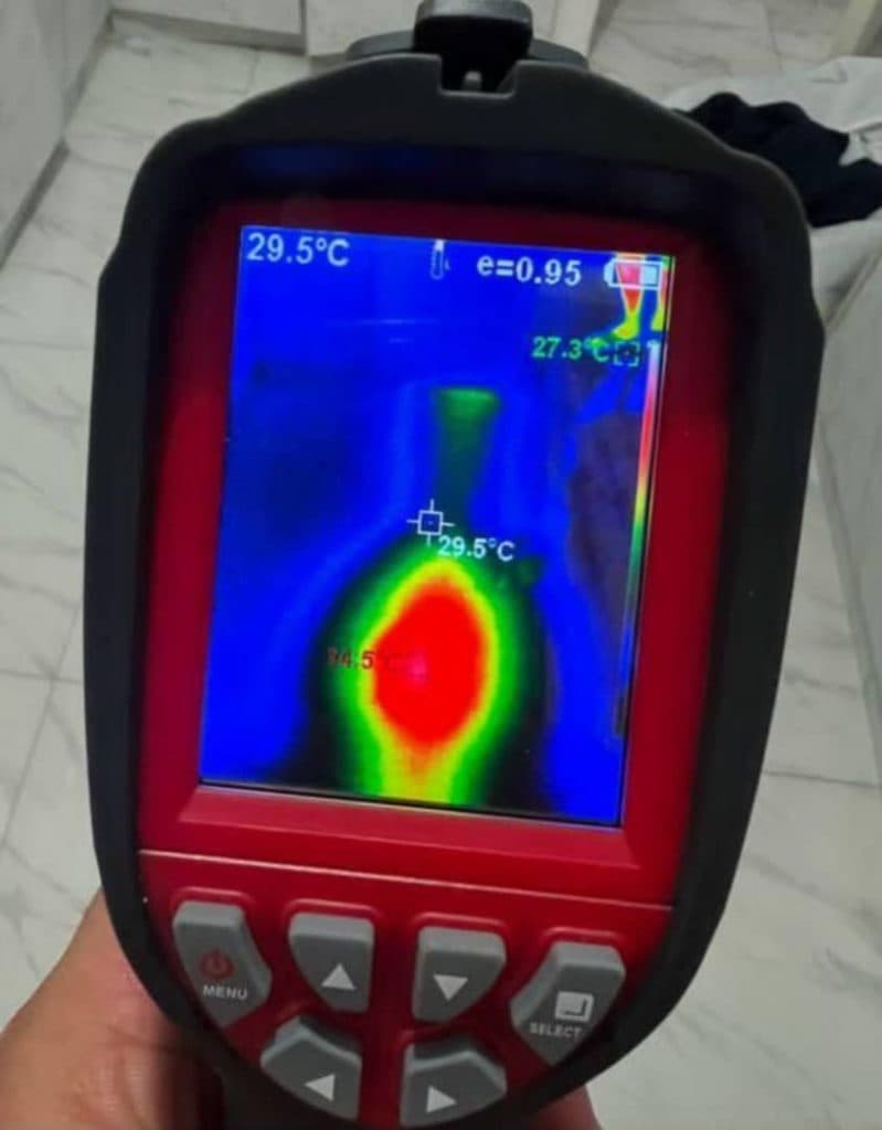 نشت یابی با دستگاه خوشابی در آمل