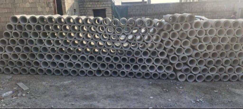 تولید و فروش لوله بتنی میلگرد دار دیو سالار نوشهر