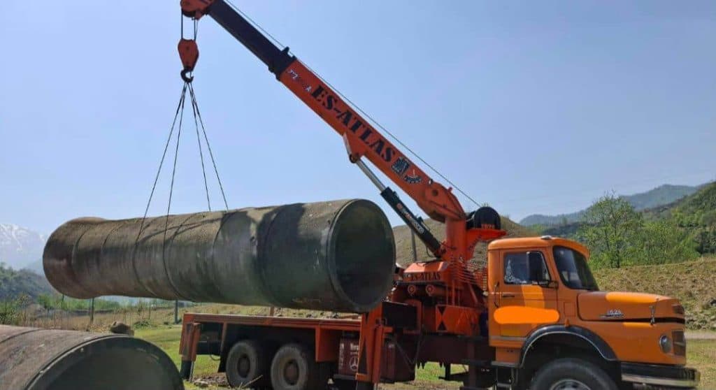 تولید و فروش لوله بتنی میلگرد دار دیو سالار نوشهر