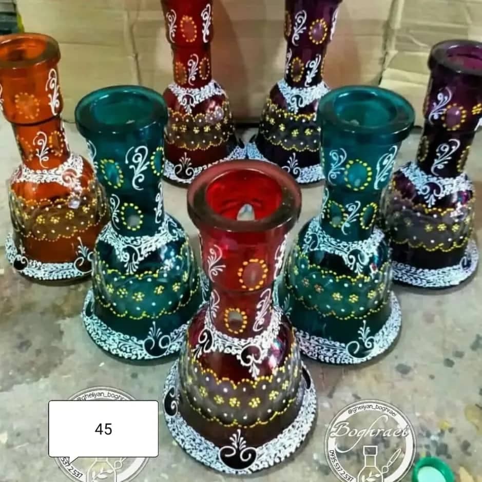 تولید شیشه و لوازم قلیان شاهان در ورامین