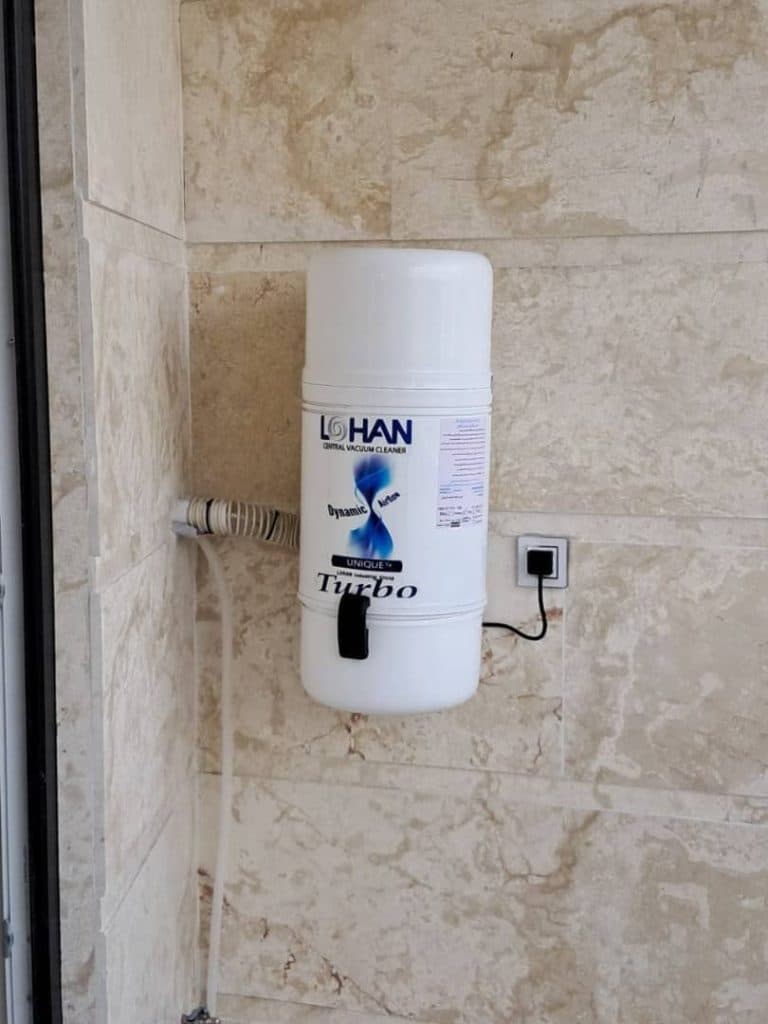 فروش نصب جاروبرقی مرکزی لوهان هلن تهویه پارس آباد