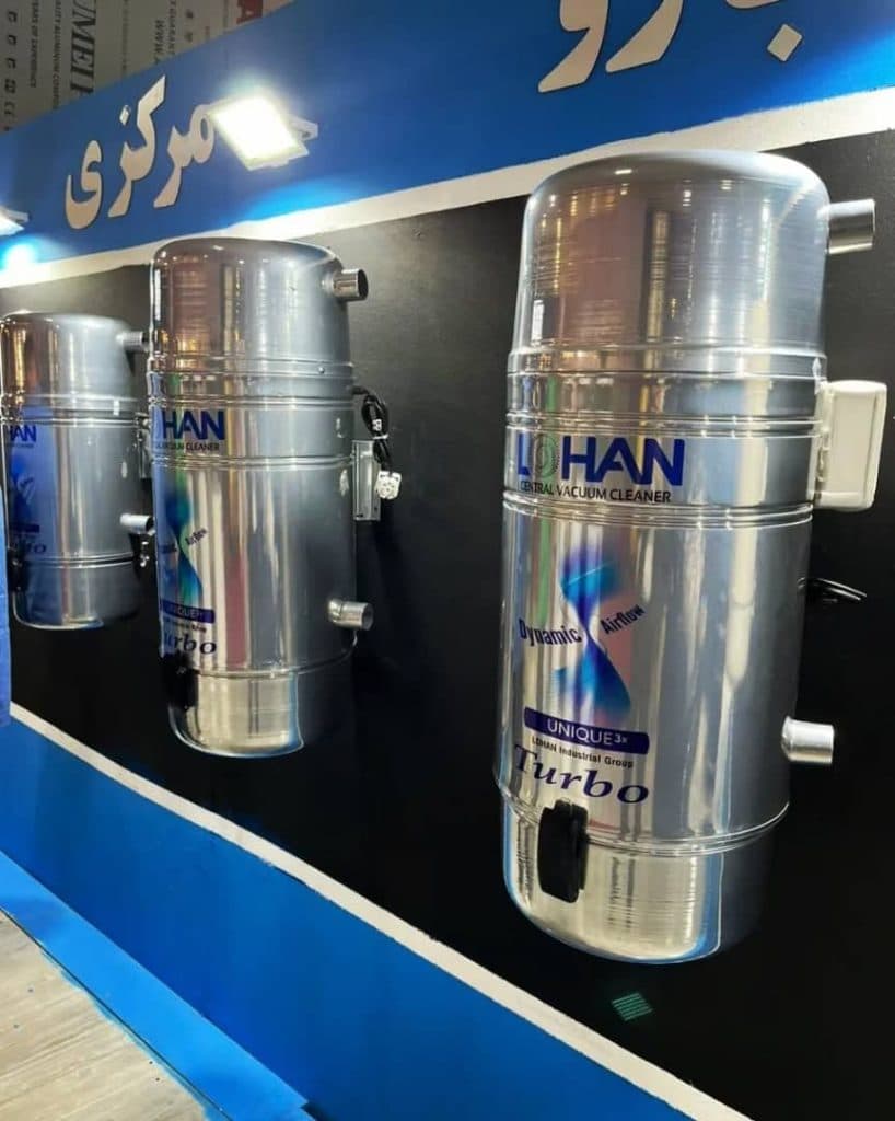 فروش نصب جاروبرقی مرکزی لوهان هلن تهویه پارس آباد