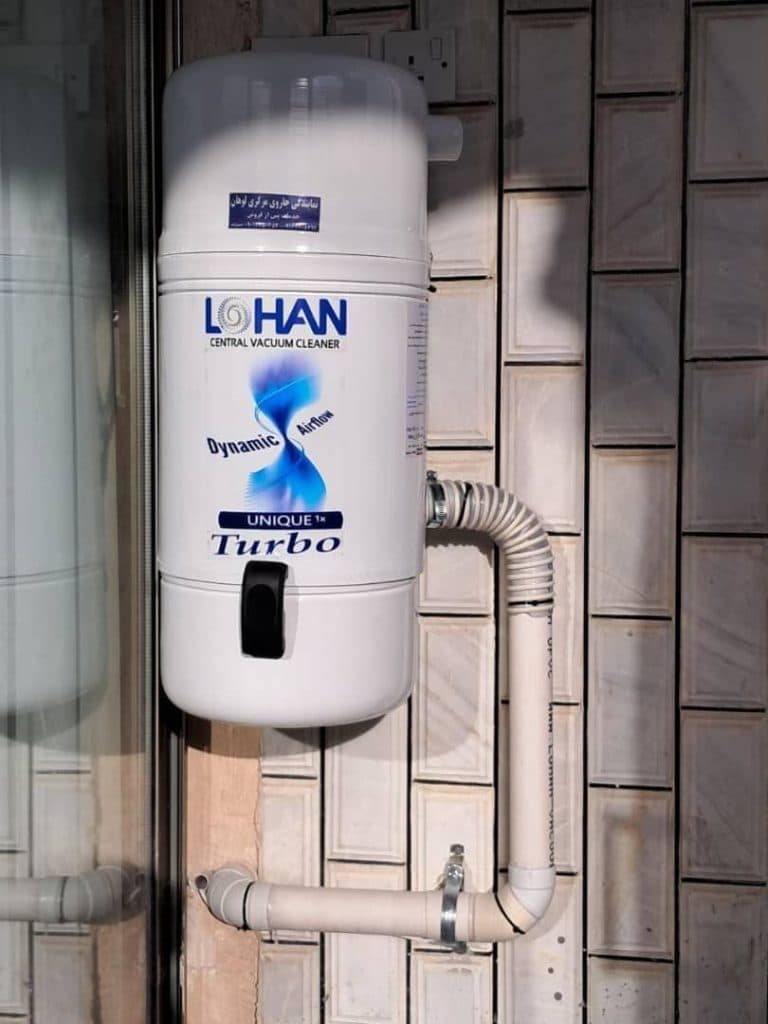 فروش نصب جاروبرقی مرکزی لوهان هلن تهویه پارس آباد