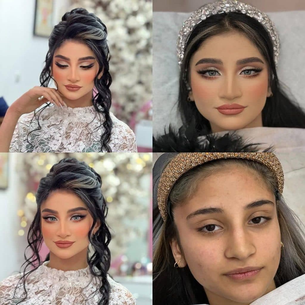 آموزش و خدمات تخصصی گریم و میکاپ عروس صغری رضازاده در اردبیل