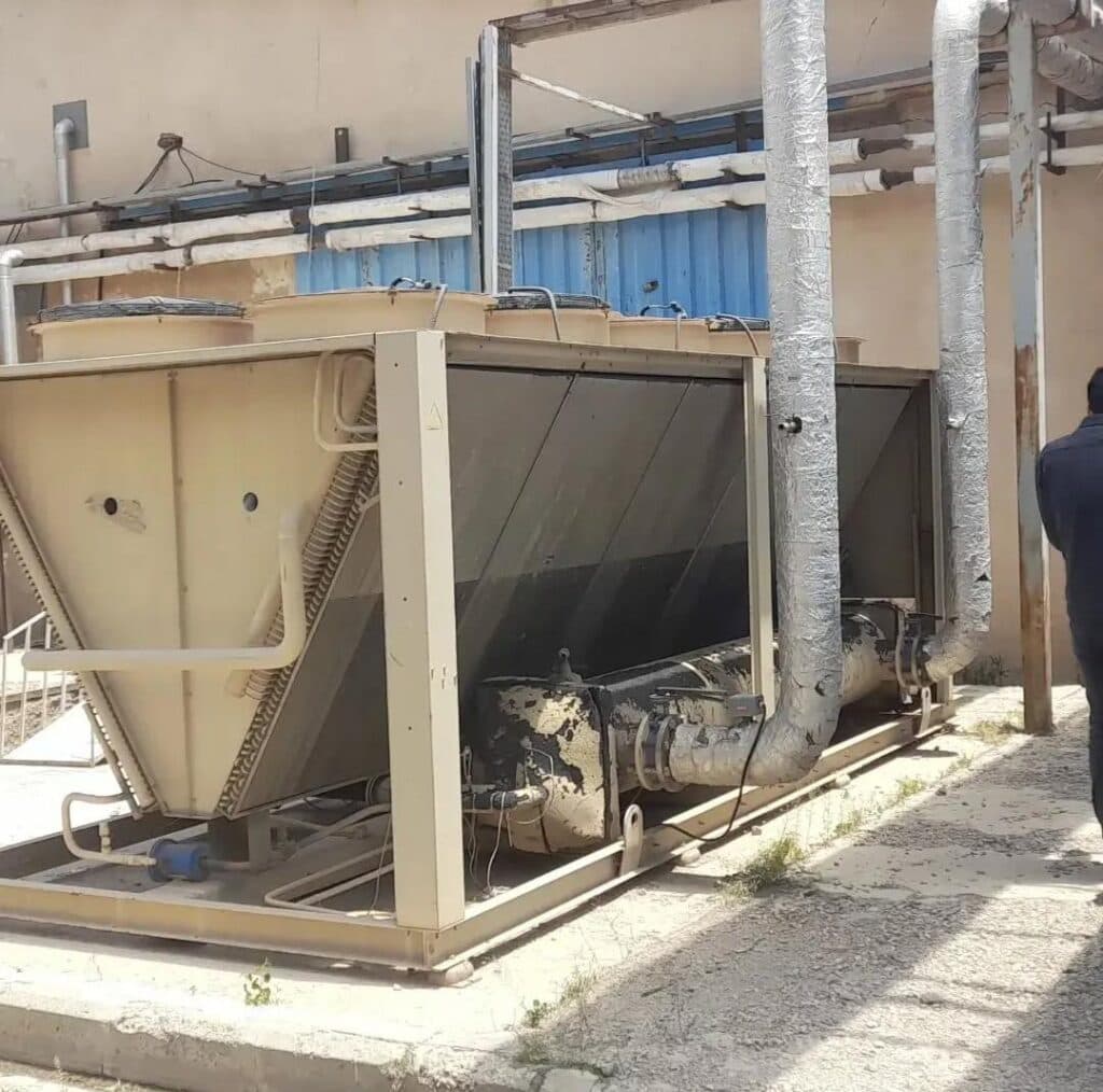 راه اندازی و تعمیرات چیلر و سردخانه سرما تجهیز صبا در قزوین