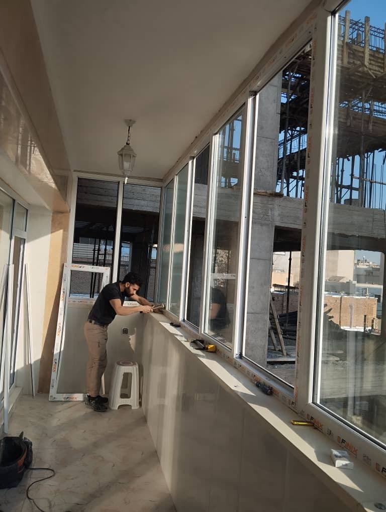 ساخت درب و پنجره دوجداره یو پی وی سی upvc در تبریز