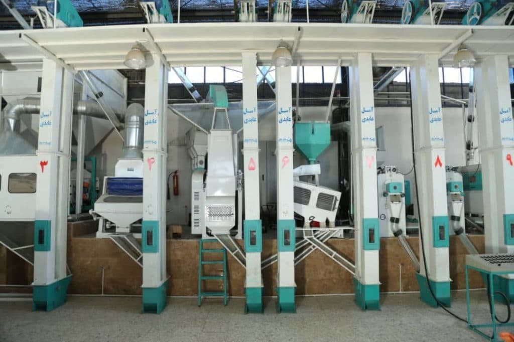 تولید و واردات دستگاه شالیکوبی خوشه صنعت در آمل