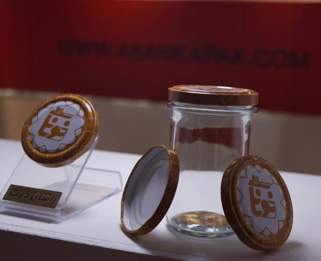 تولید و فروش درب شیشه جار آسان درب قوطی سهند در تبریز