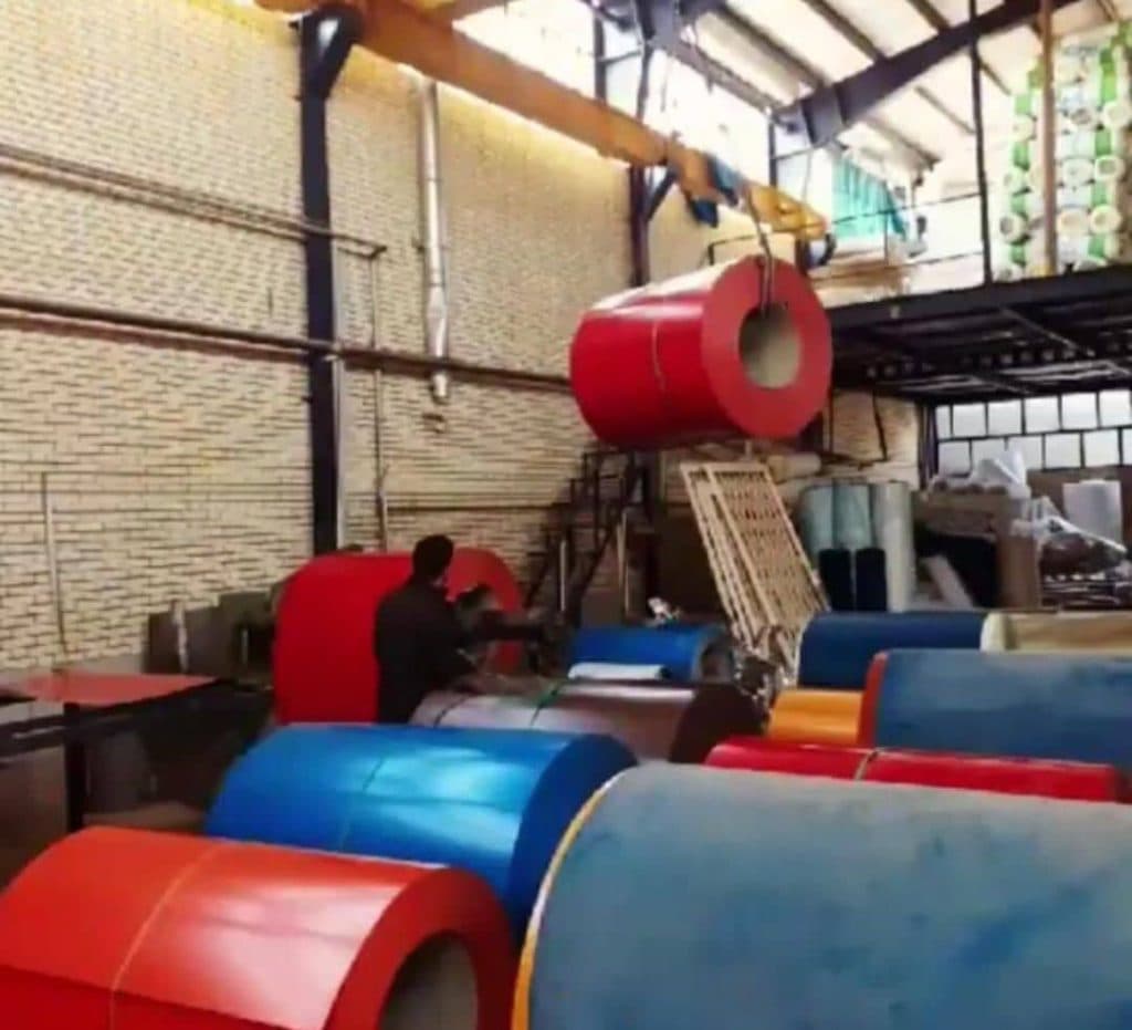 تولیدکننده و پخش ورق شیروانی تقی پور در تبریز