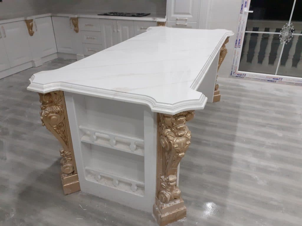 تولید صفحه کابینت سنگ مصنوعی کورین الماس شمال برزنجه تنکابن