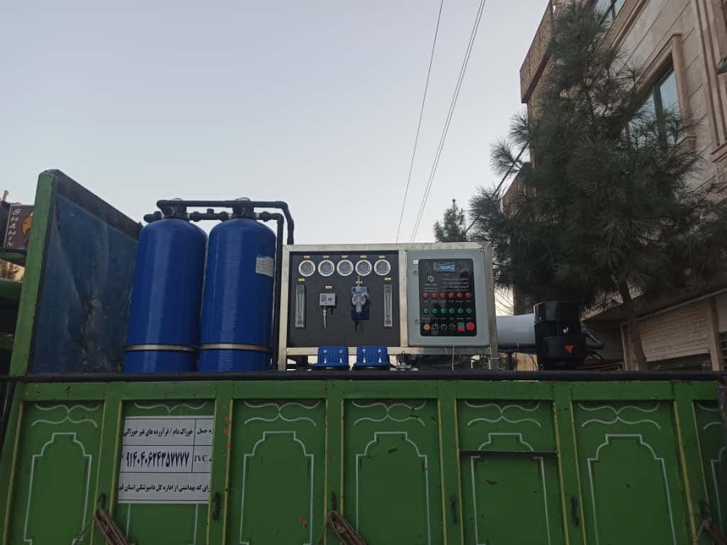 طراحی و ساخت دستگاه تصفیه آب صنعتی حباب صنعت قم