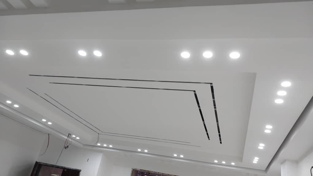 طراحی و اجرای نورپردازی نمای ساختمان و چراغ خطی جعفرپور در لار فارس