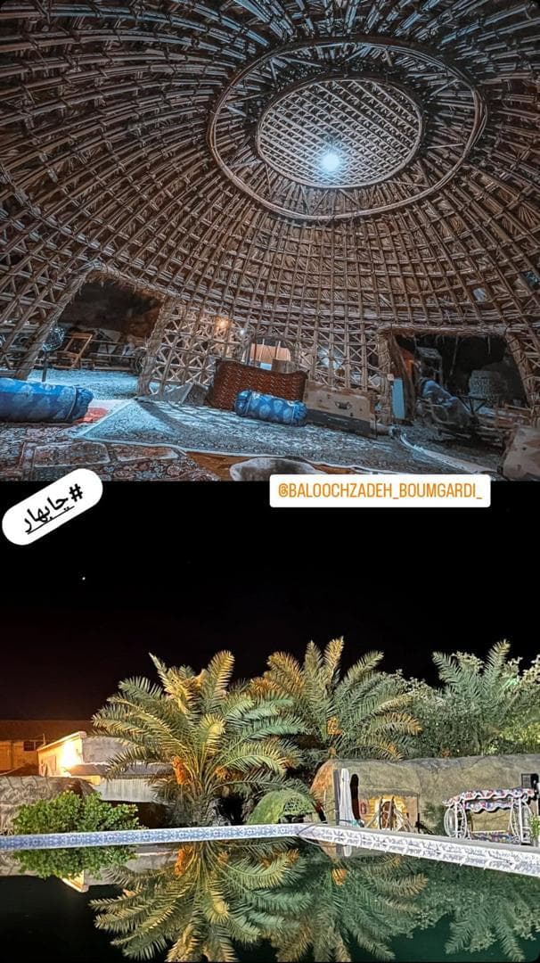 اقامتگاه بومگردی بلوچ زاده در غرب چابهار