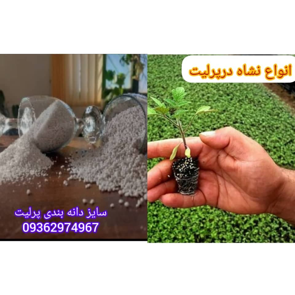 کارخانه تولید پوکه پرلیت مشهد رضا گلاب در شهرک صنعتی کلات مشهد