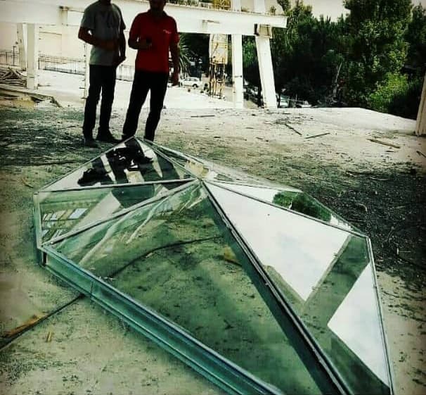 طراحی و اجرای نرده و جان پناه شیشه ای فرجی در شیراز