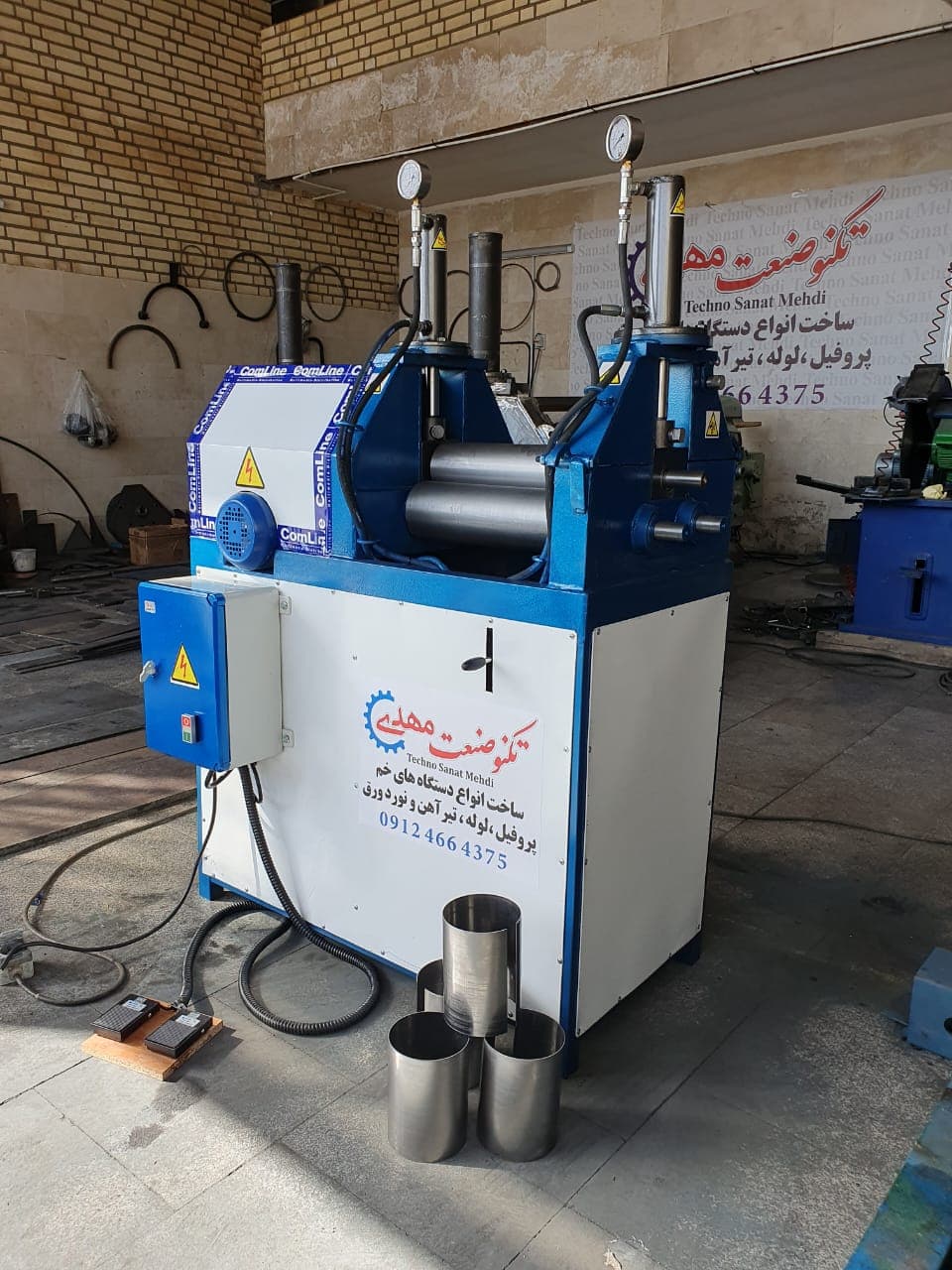 ساخت و فروش دستگاه نورد و خمکاری تکنو صنعت مهدی در تهران