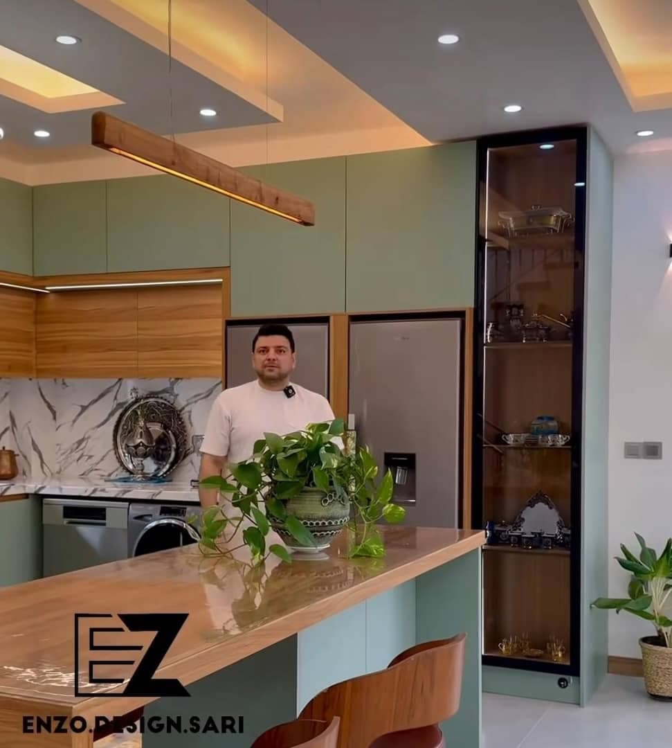 اجرای کابینت مدرن و نئوکلاسیک انزو در ساری