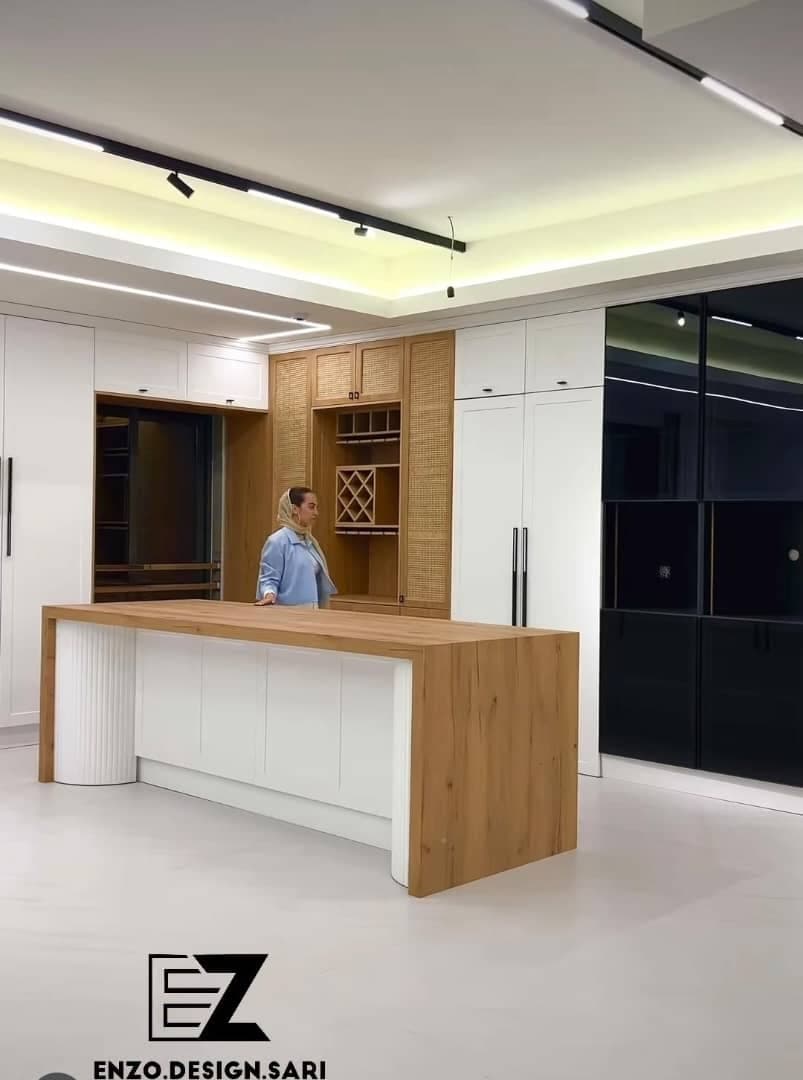 اجرای کابینت مدرن و نئوکلاسیک انزو در ساری
