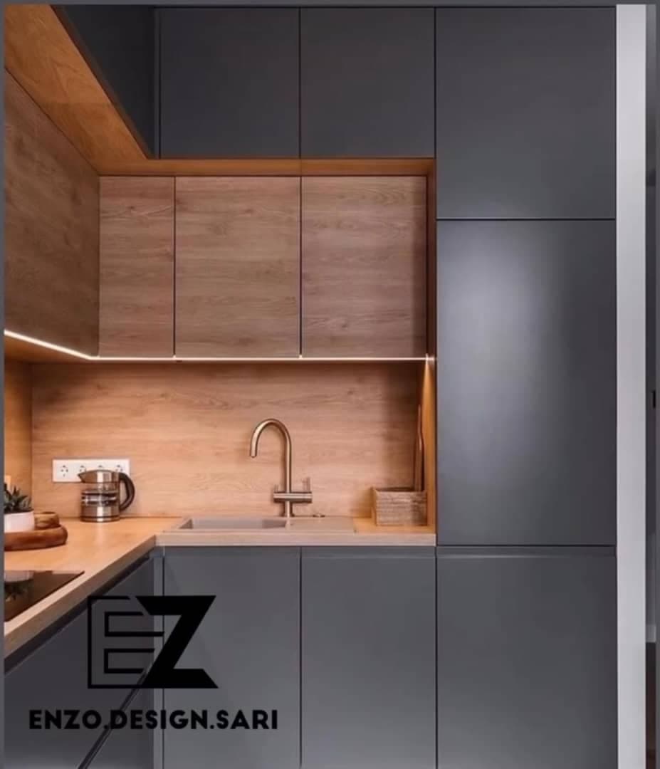 اجرای کابینت مدرن و نئوکلاسیک انزو در ساری