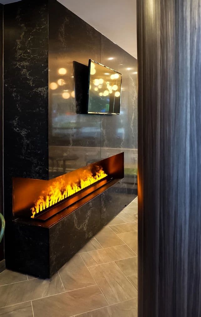 شومینه برقی گازی هیزمی HB اچ بی محمدی در کرمان