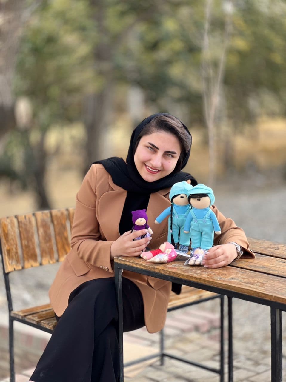 تولید و پخش عروسک نفیسه شفیعی مینا در همدان