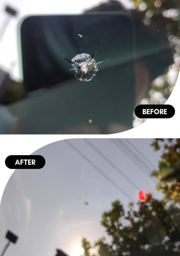 ترمیم شیشه اتومبیل RG در رشت