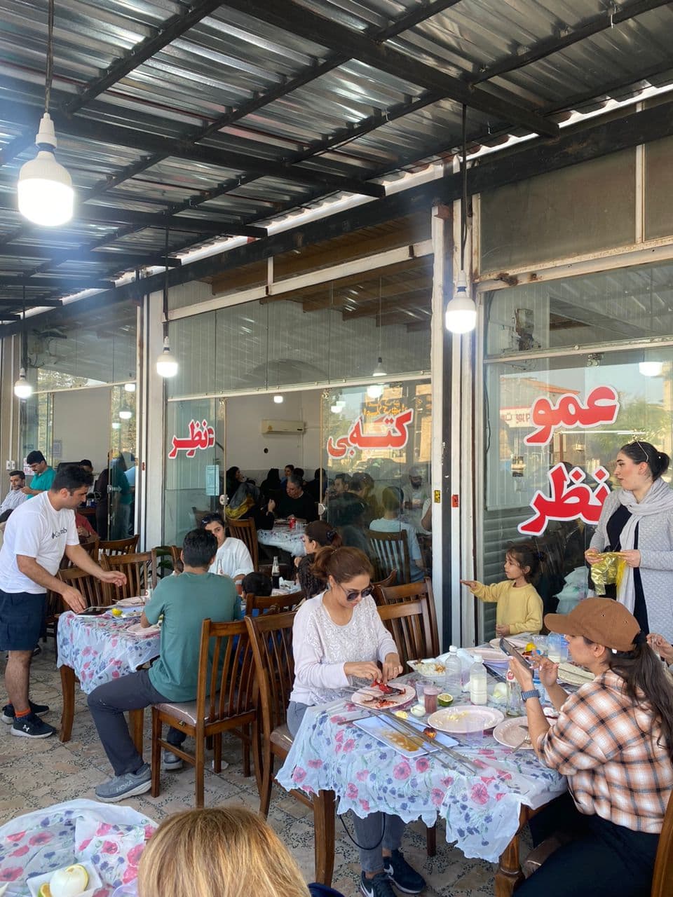 کته کبابی ساحلی عمونظر در سیسنگان مازندران