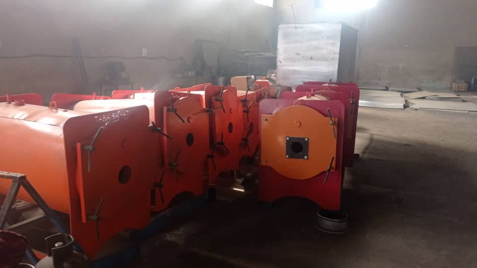 تولید دیگ فولادی مبدل دار سبلان صنعت خلیلی در اردبیل