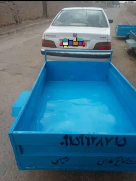 تولید و فروش تریلی گاری پشت تیلر و ماشین رحیمی بیرجند