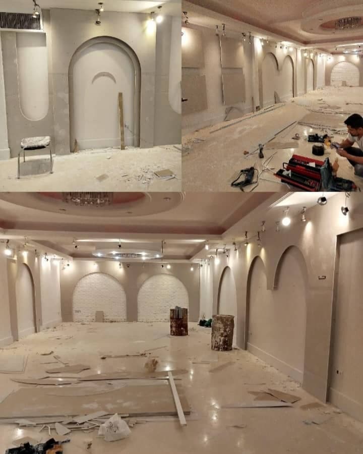 گچ بری و کاشی کاری اسماعیل نادری در رباط کریم