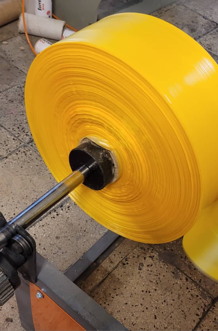 تولید و فروش کیسه زباله رولی رنگی و فریزر توربا پلاست در رشت