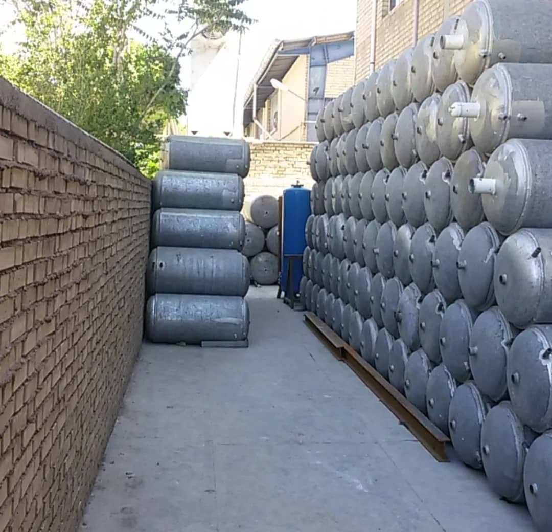 ساخت تانکر ذخیره آب و سوخت سیمین مبدل در شمس آباد تهران