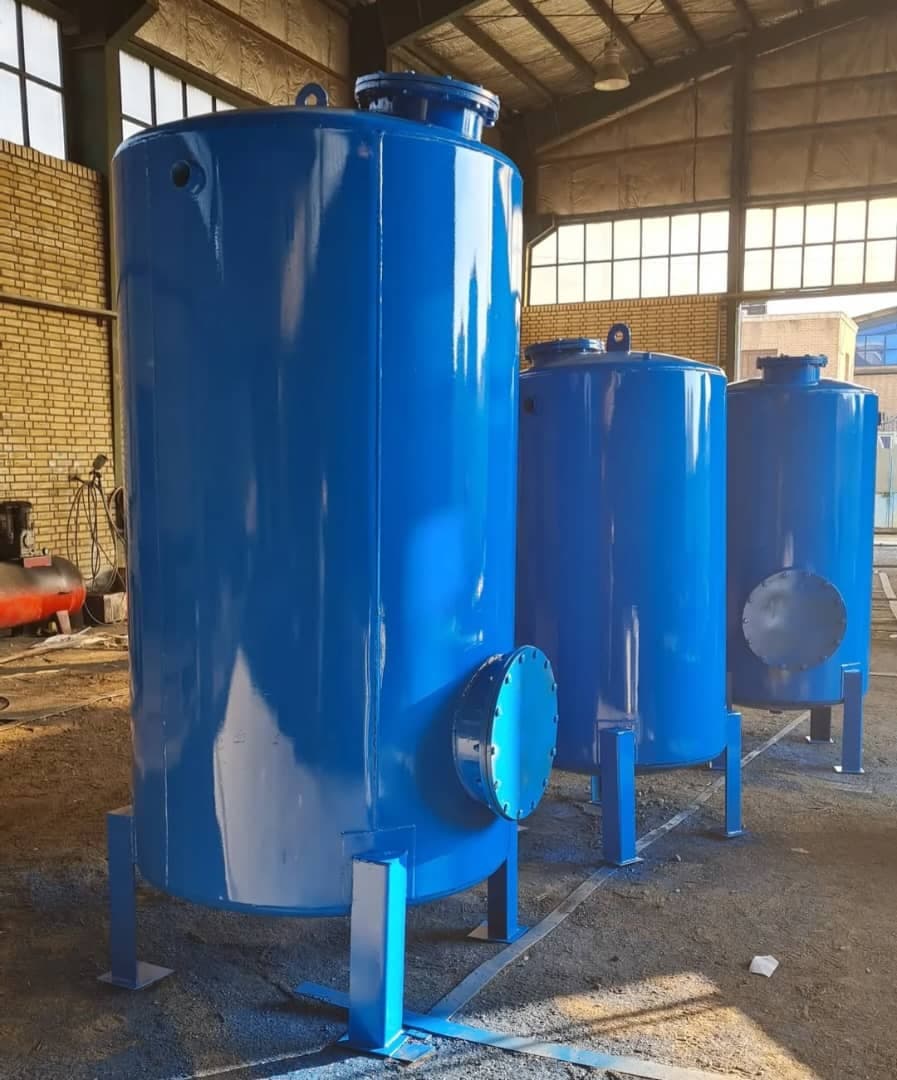 ساخت تانکر ذخیره آب و سوخت سیمین مبدل در شمس آباد تهران