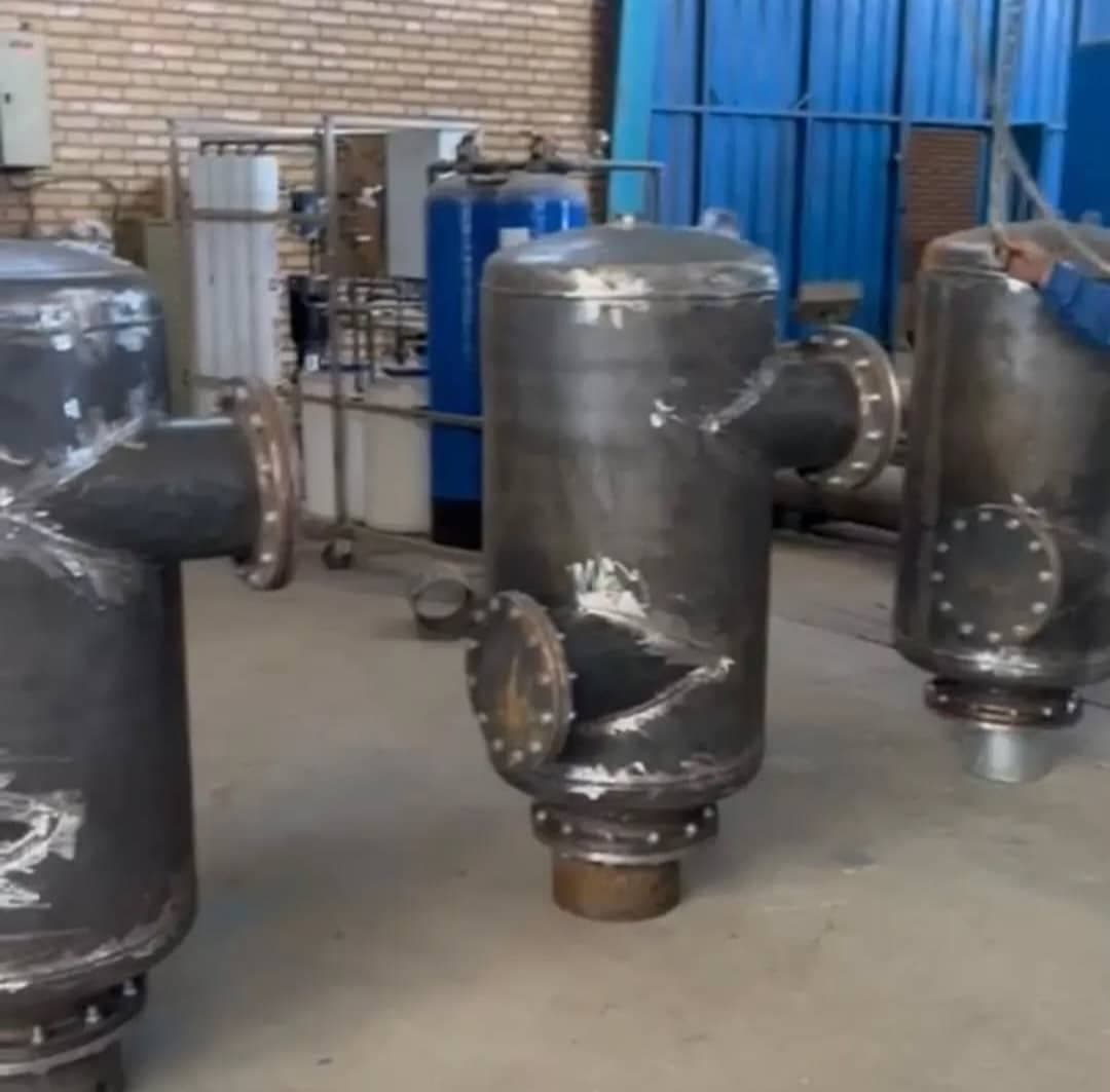 ساخت تانکر ذخیره آب و سوخت سیمین مبدل در شمس آباد تهران