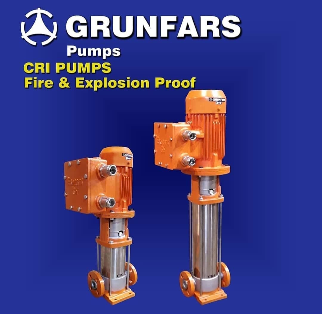 تولید الکتروپمپ سانتریفیوژ طبقاتی استنلس استیل شرکت گرانفارس خاورمیانه در نوشهر