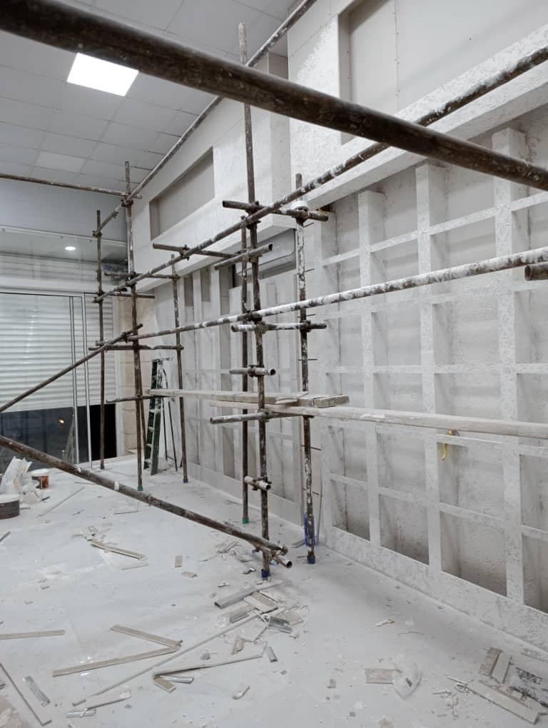 اجرای صفر تا صد کناف و تاب شیت سعیدی در کرمان