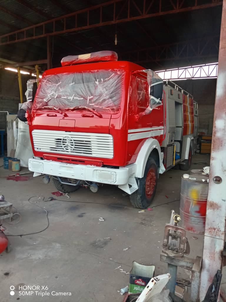 نقاشی ماشین سنگین و سبک علیرضا مطور در بوشهر