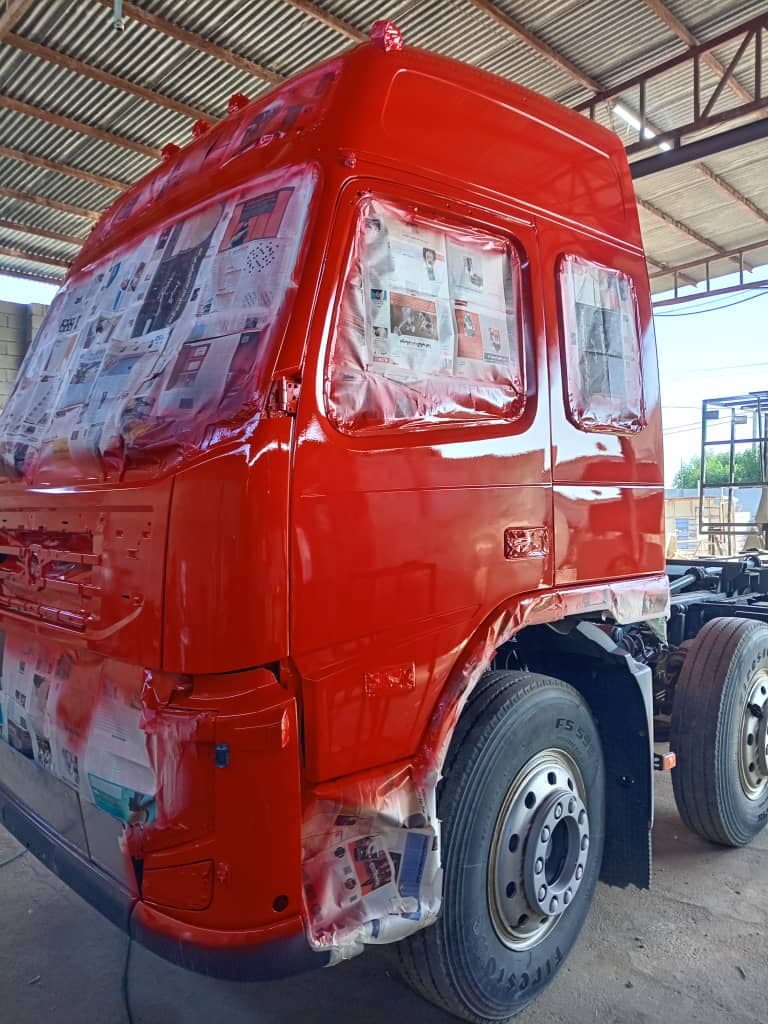 نقاشی ماشین سنگین و سبک علیرضا مطور در بوشهر