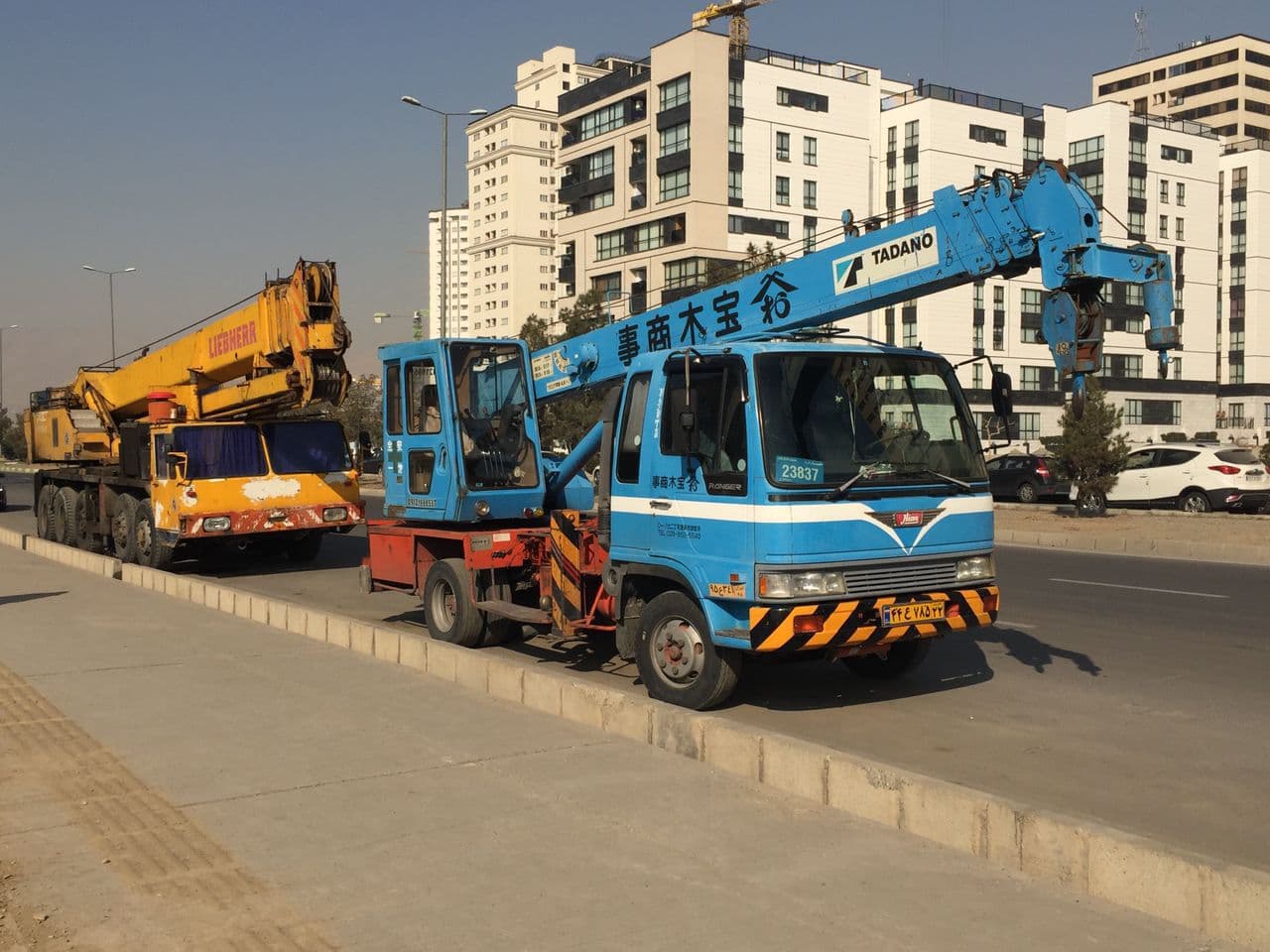 اجاره جرثقیل نجفی در غرب تهران