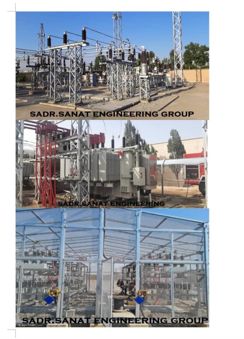 خدمات برق صنعتی فشار متوسط و قوی sadrsanat در رشت