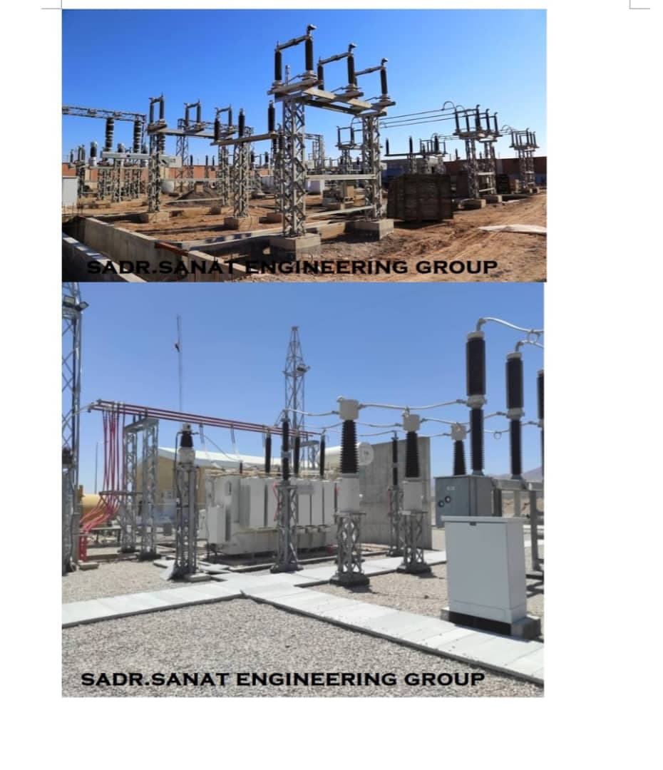 خدمات برق صنعتی فشار متوسط و قوی sadrsanat در رشت