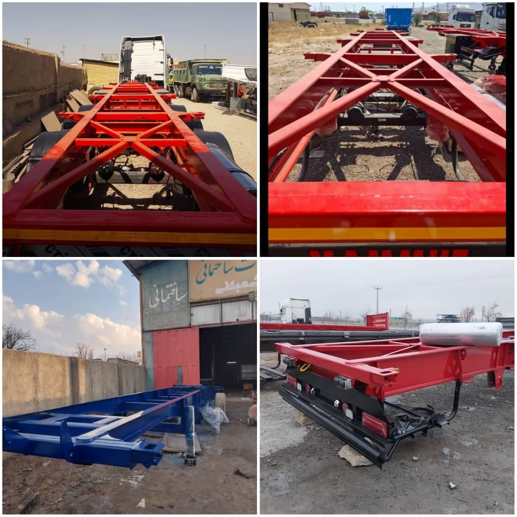 سازنده تریلی سه محور تریلی سازی تندر صنعت در همدان