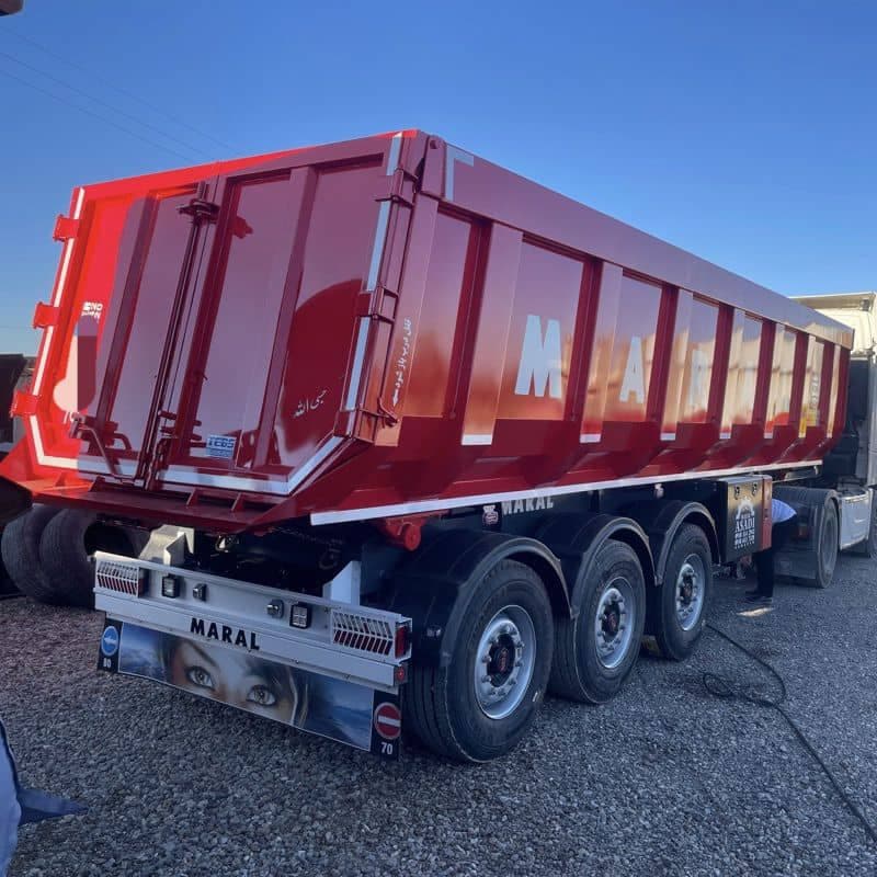 سازنده تریلی سه محور تریلی سازی تندر صنعت در همدان