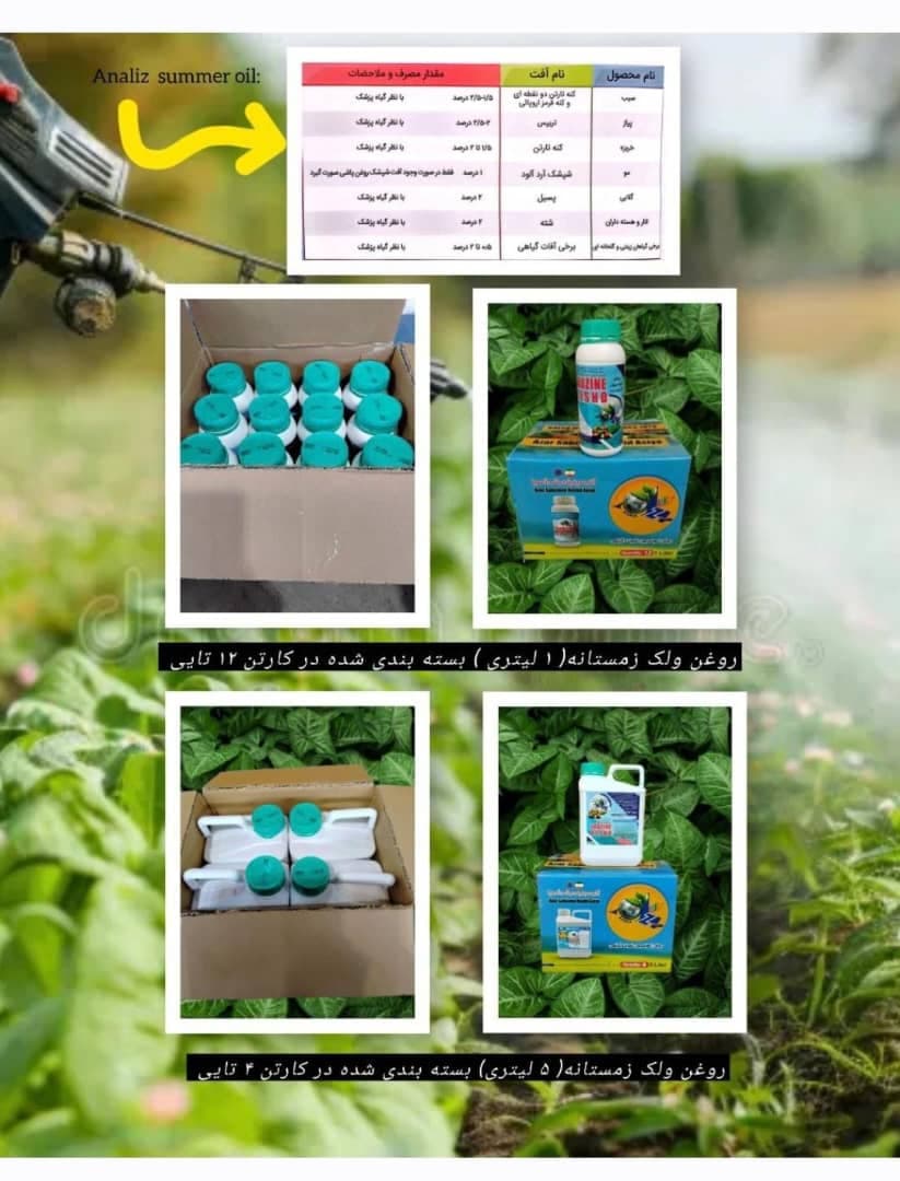 پخش عمده روغن ولک زمستانه آذر سبزینه رشد آسیا در ساری